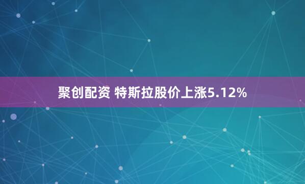 聚创配资 特斯拉股价上涨5.12%